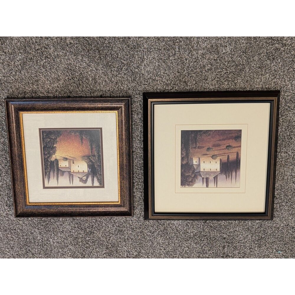 James Wiens Tuscany Evening I & II Framed Art Prints Set of 2 Tuscan Villa